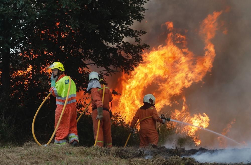 Incendio en La Belga