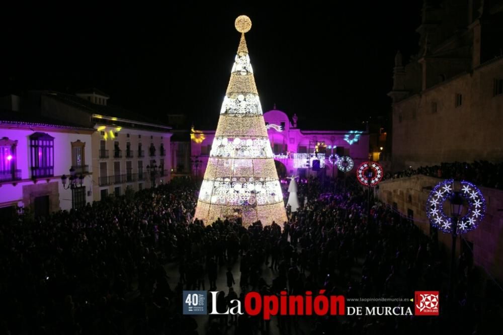 Encendido de luces de Navidad en Lorca