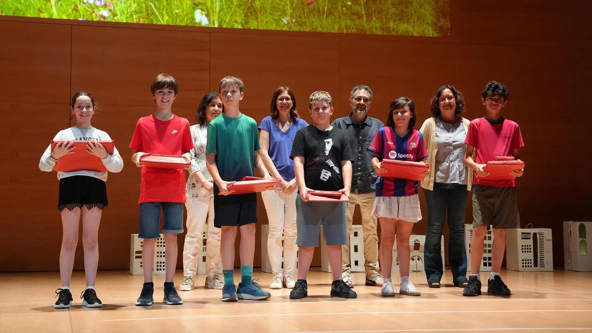 Alguns dels premiats.