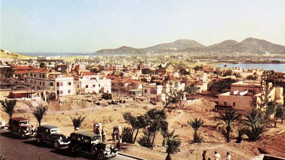 Paseo de Chil en los años 30, donde aparecieron los cadáveres de los sindicalistas asesinados