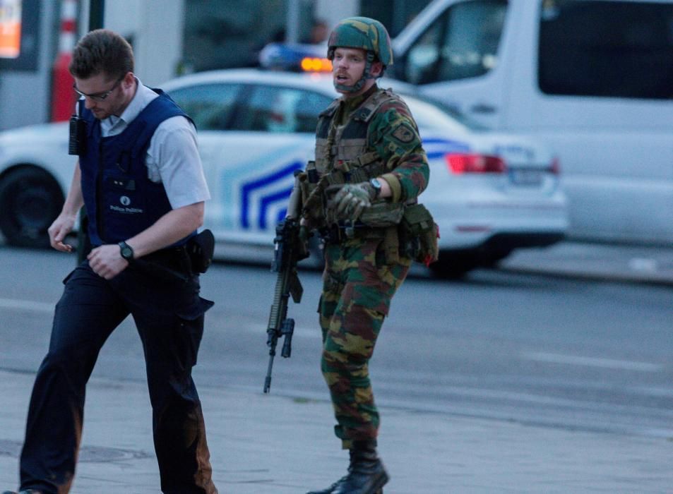 Explosión en la estación central de Bruselas