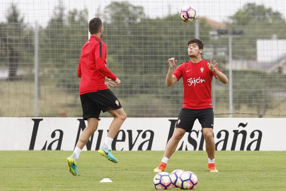 Entrenamiento del Sporting