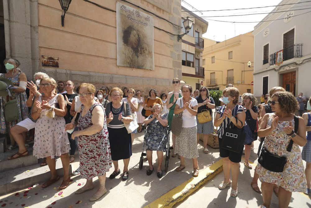 La Peregrina recorre los pueblos de les Valls, en Camp de Morvedre.