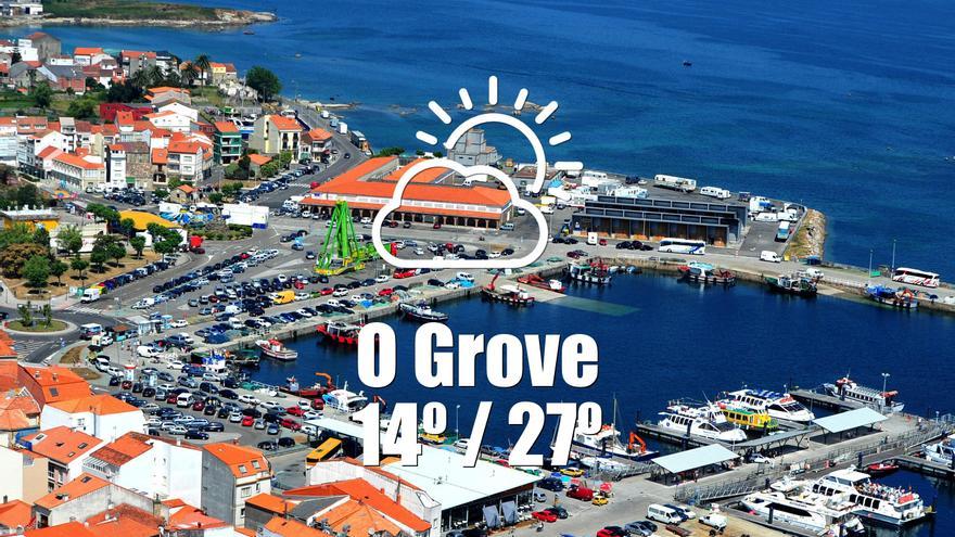 El tiempo en O Grove: previsión meteorológica para hoy, miércoles 28 de mayo