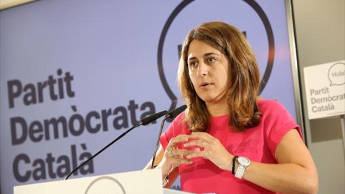 La coordinadora general del PDC, Marta Pascal, el 25 de julio.