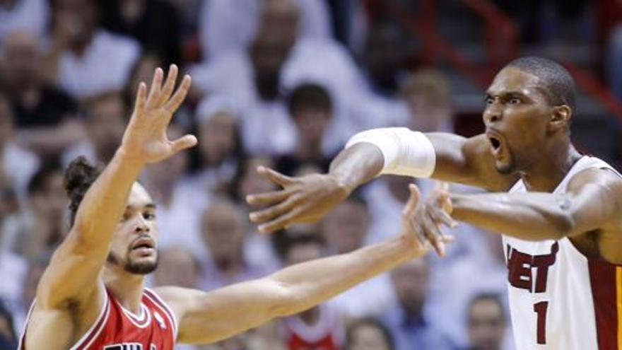 Los Heat vencen a los Bulls.