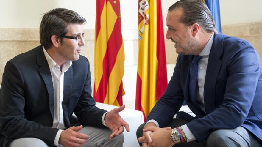 Quico Catalán visita la Diputación de València