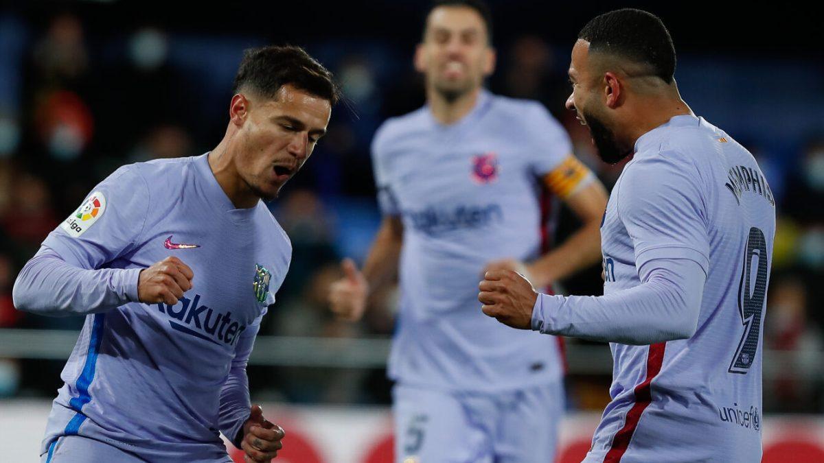 Philippe Coutinho y Memphis Depay jugaron juntos en el Barça la temporadas 2021-22