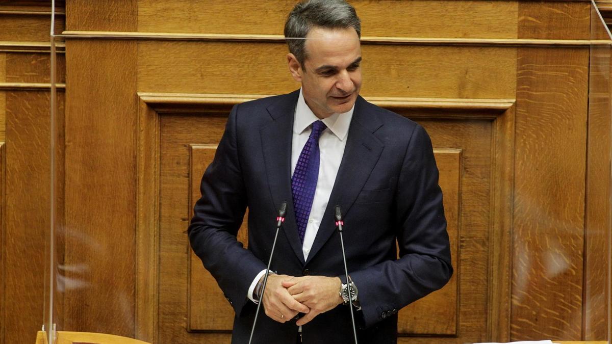 El primer ministro de Grecia, Kyriakos Mitsotakis.