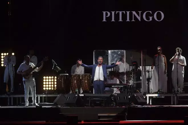 Concierto de Pitingo y Juanlu Montoya en la Feria de Málaga 2025
