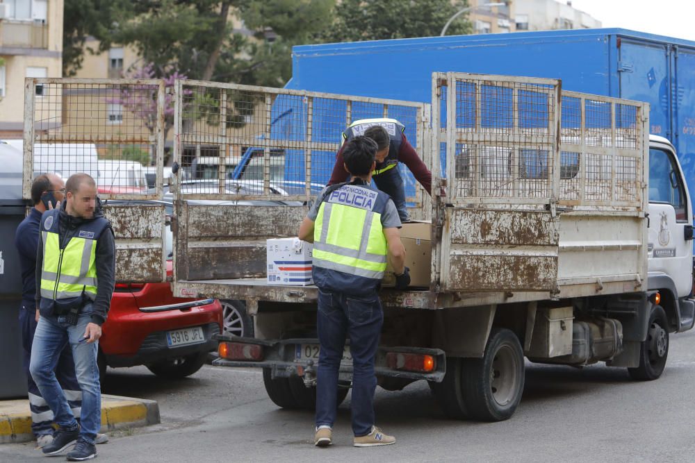 Operación policial en Burjassot