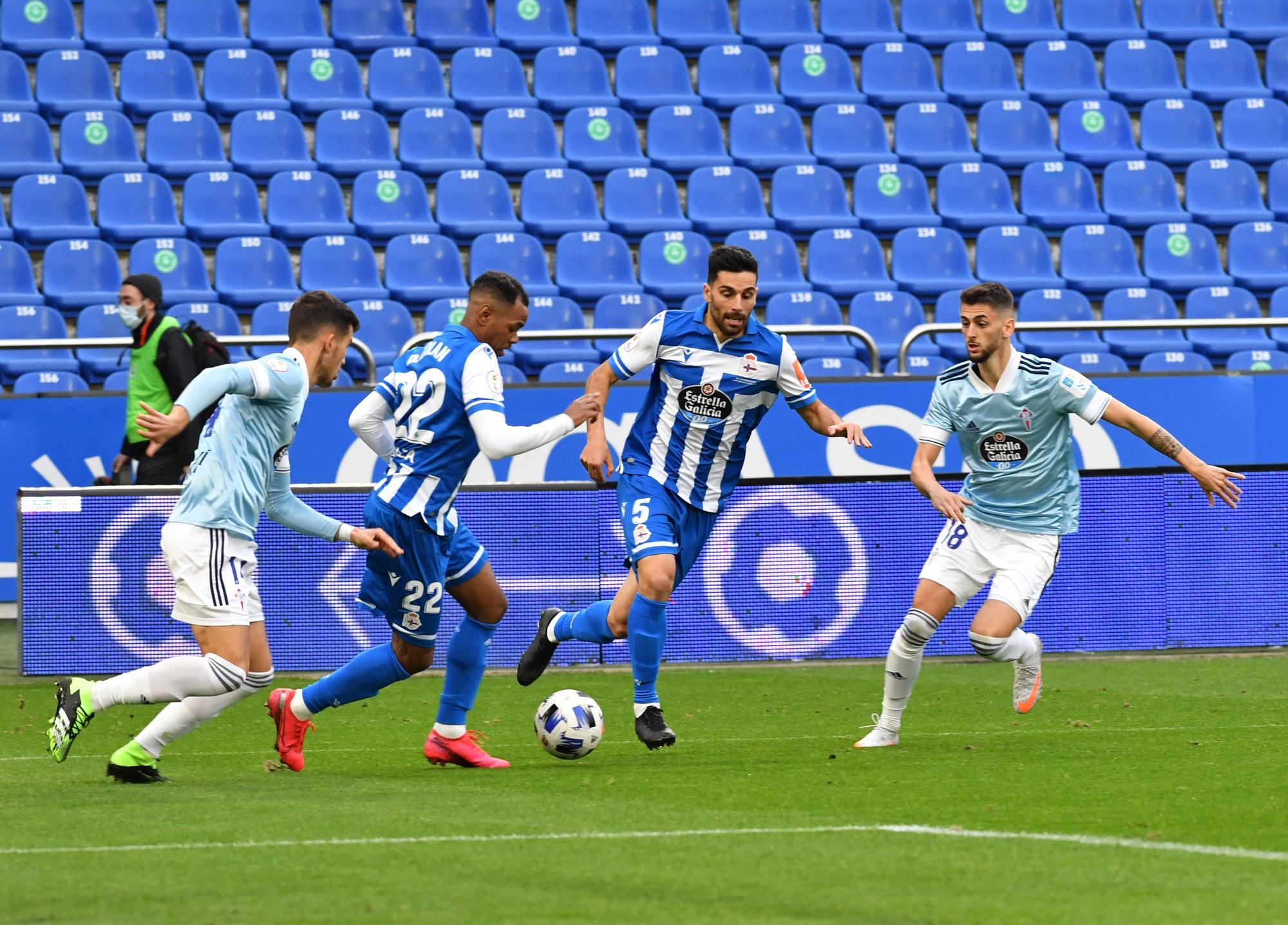 El Dépor cae en Riazor ante el Celta B