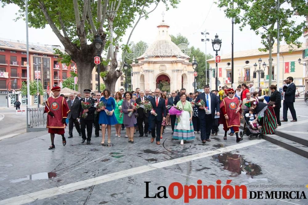 Ofrenda de flores en Caravaca