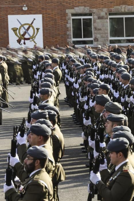 Parada militar del acto de celebración de la Inmaculada