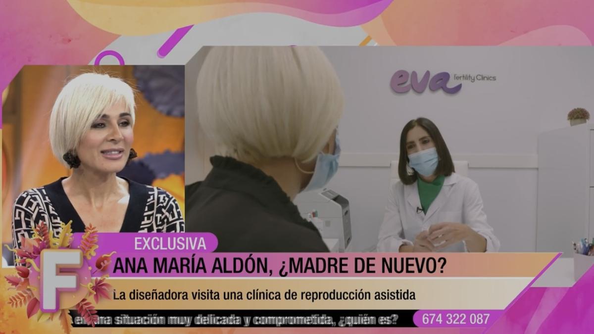 Ana María Aldón quiere volver a ser madre sin Ortega Cano y ya ha acudido a una reputada clínica de fertilidad.