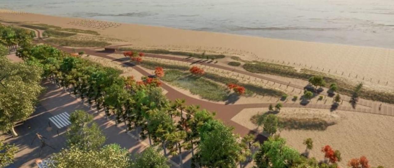 Propuesta de renaturalización del Paseo Marítimo y las playas de la Malva-rosa y el Cabanyal