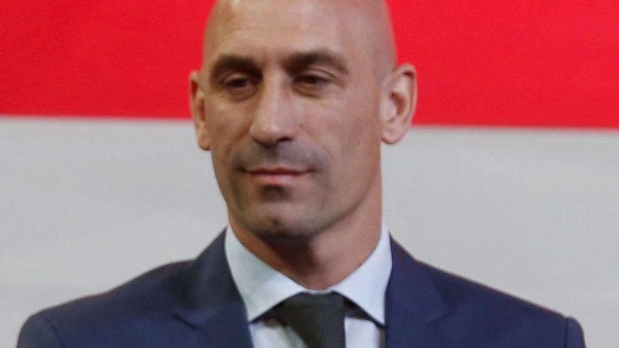 El presidente de la Federación Española de Fútbol (RFEF), Luis Rubiales