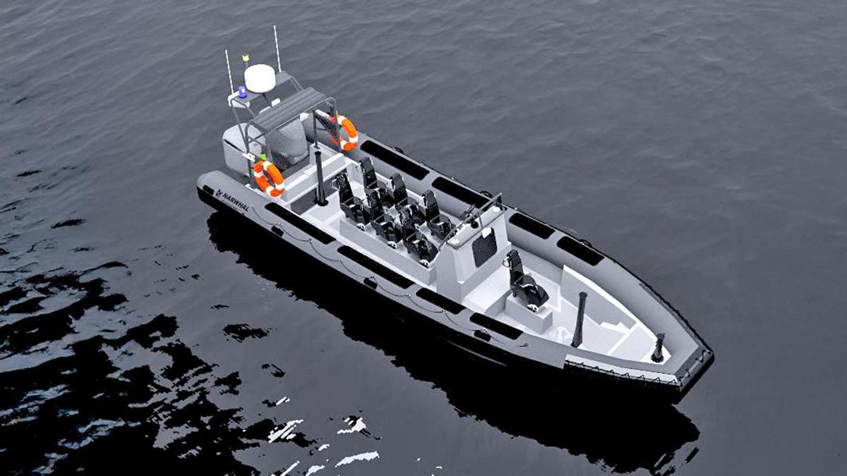 Modelo diseñado por la porriñesa Narwhal Boats para las 24 embarcaciones que surtirá a África.