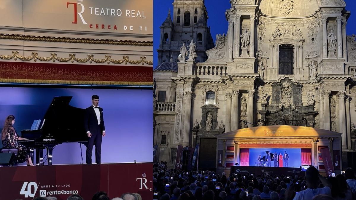 La Carroza del Teatro Real a su paso por Murcia.