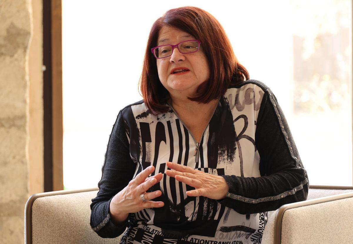 La presidenta de la Cámara de Comercio de Alcoy, Lucia Pascual