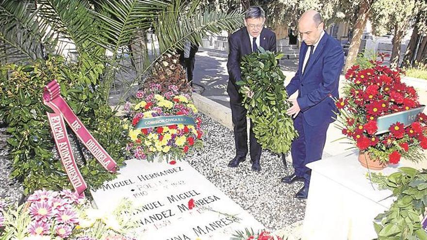 La Comunitat homenajea a Miguel Hernández