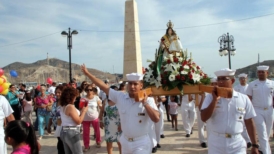 Procesión de la Virgen del Quinche en Cartagena