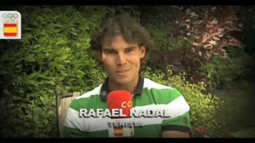 Nadal: "Llevar la bandera será un honor"