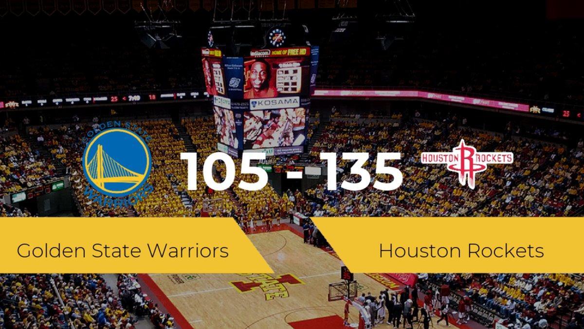 Houston Rockets logra la victoria frente a Golden State Warriors por 105-135