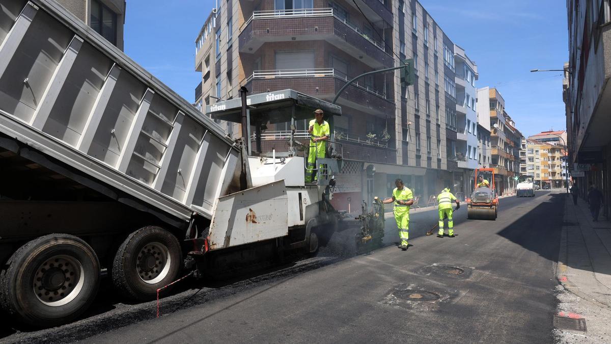 Fue el pasado mes de mayo cuando se asfaltó la calle.