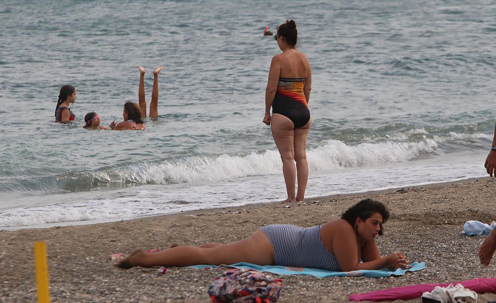 Intenso oleaje en Málaga