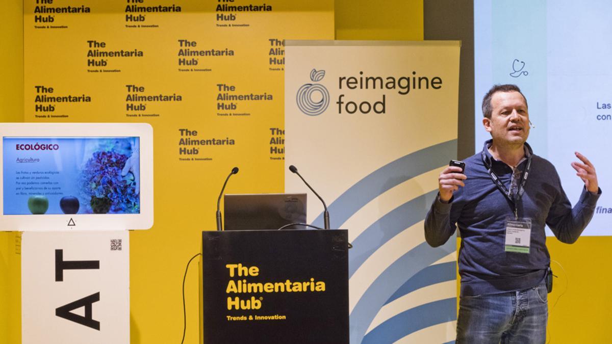 Presentación de las cinco 'start-ups' participantes en Reimagine Food, en Alimentaria