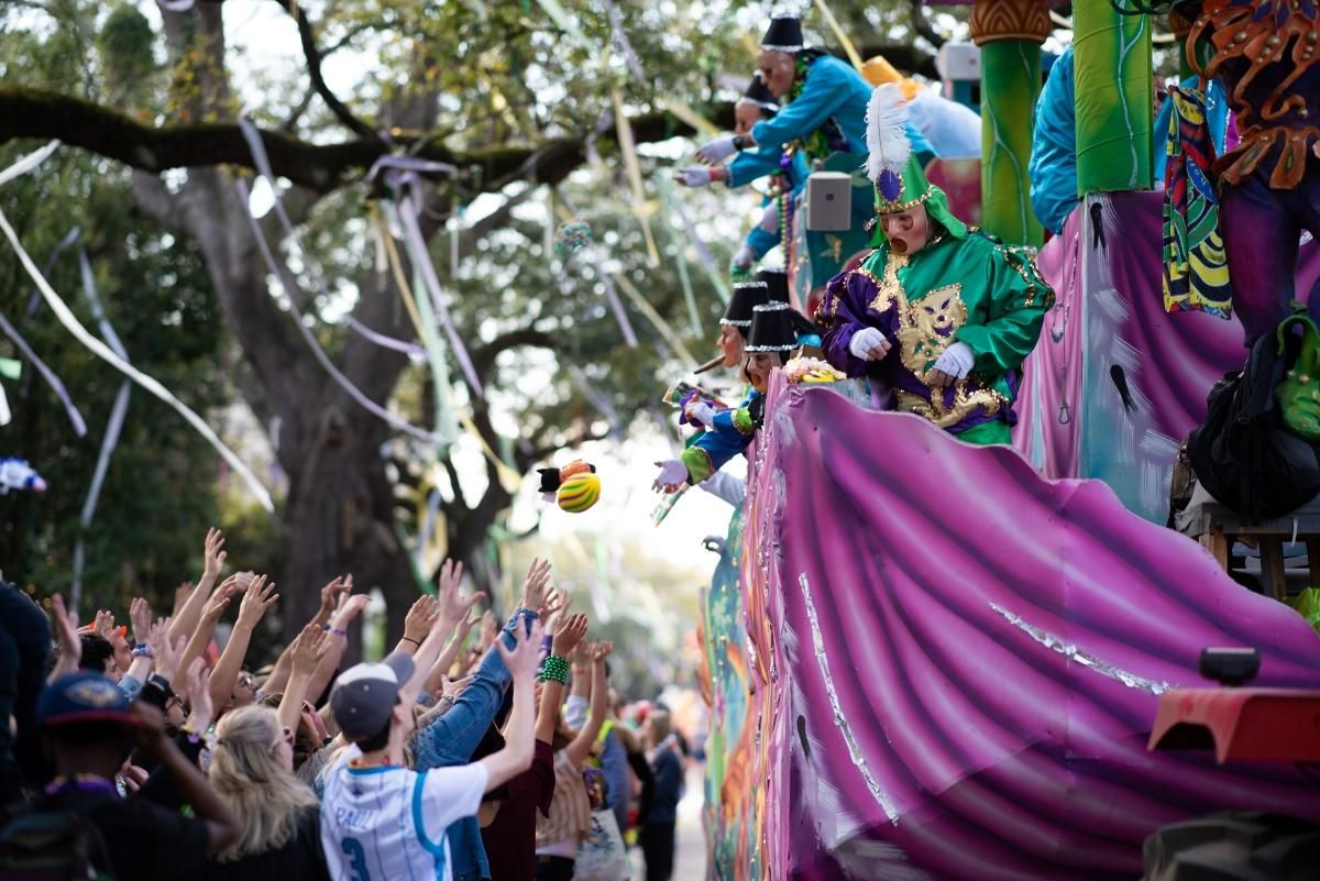 El Mardi Gras en Nueva Orleans es un festival que no te puedes perder.
