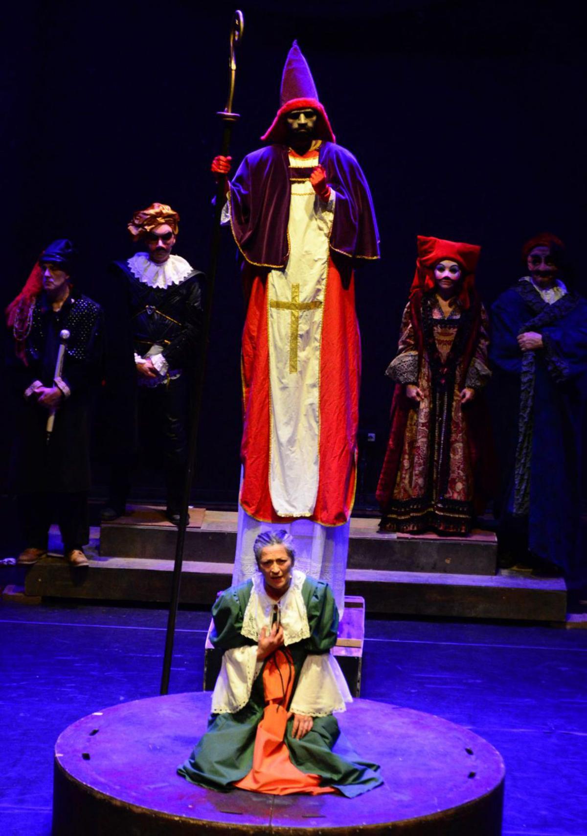 María Soliña, sometida a juicio por la Santa Inquisición.   | // G.NÚÑEZ