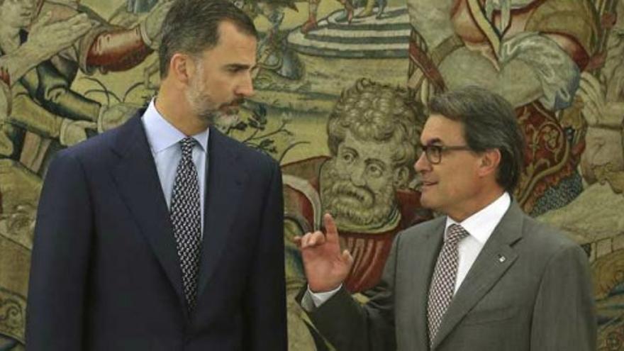 El Rey Felipe VI recibe a Artur Mas