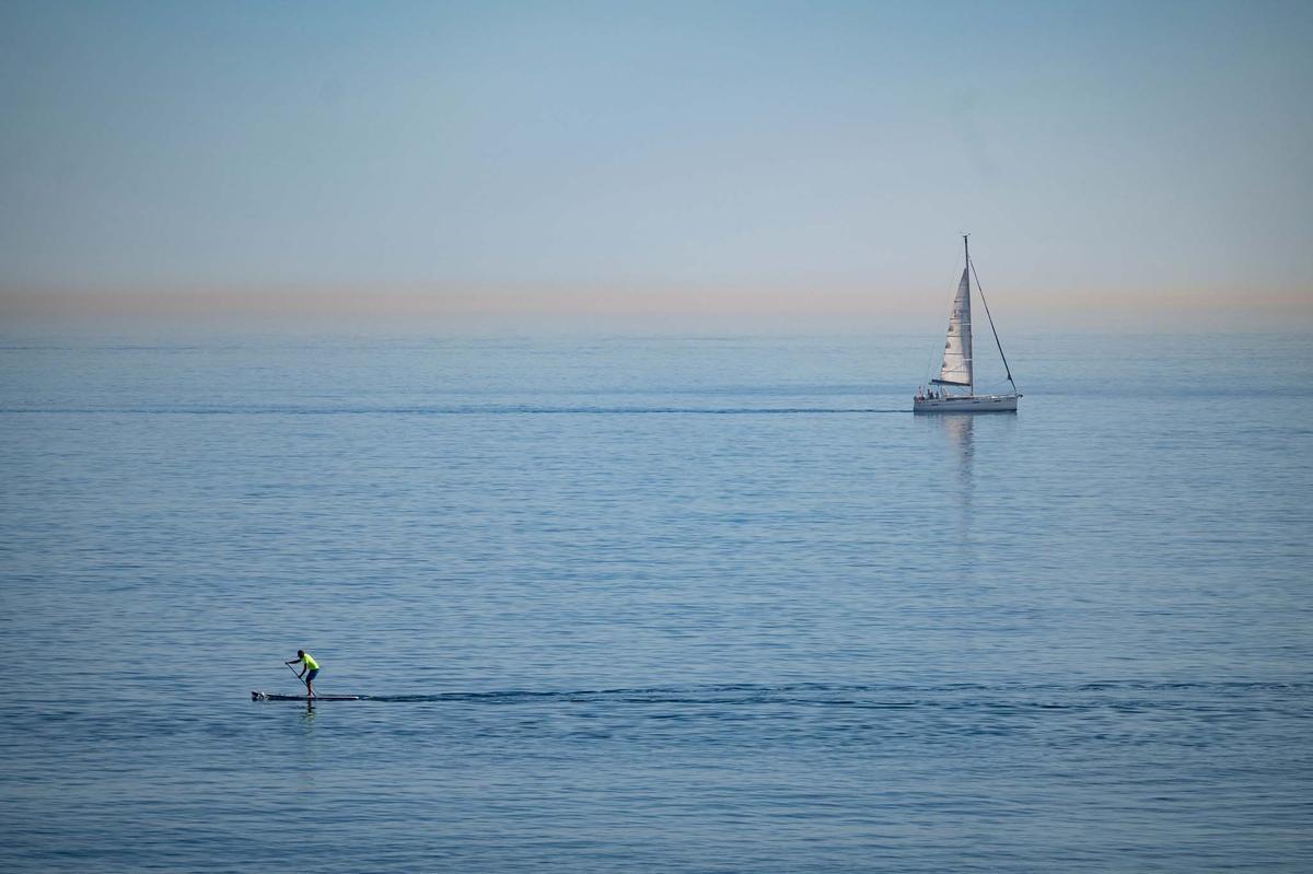 Barcelona afectada por una ola de calor propia del verano a mediados de Enero