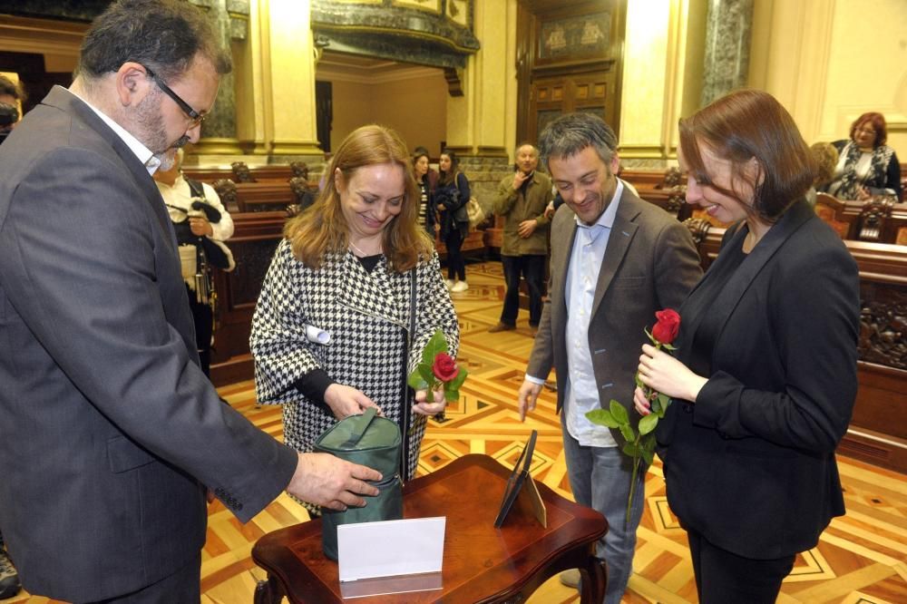 Homenaje a María Teresa Alvajar de la CRMH en A Co