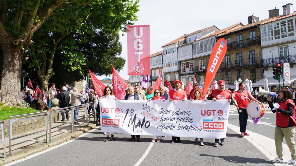 MANIFESTACIONES UGT CCOO CIG 1 DE MAYO DÍA INTERNACIONAL DEL TRABAJADOR ...