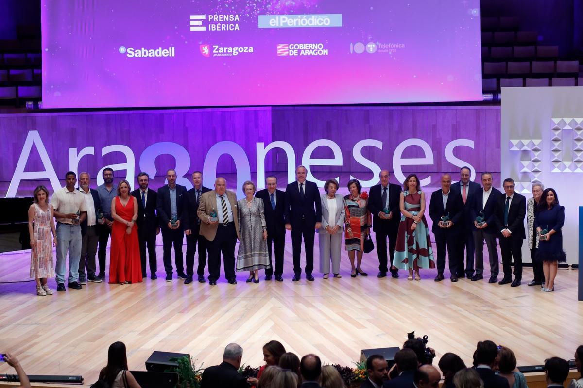 En imágenes | Los mejores momentos de la gala de Aragoneses del Año 2024 En imágenes | Los mejores momentos de la gala de Aragoneses del Año 2024