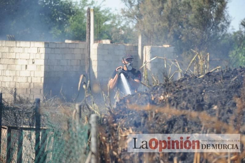 Incendio en Puebla de Soto