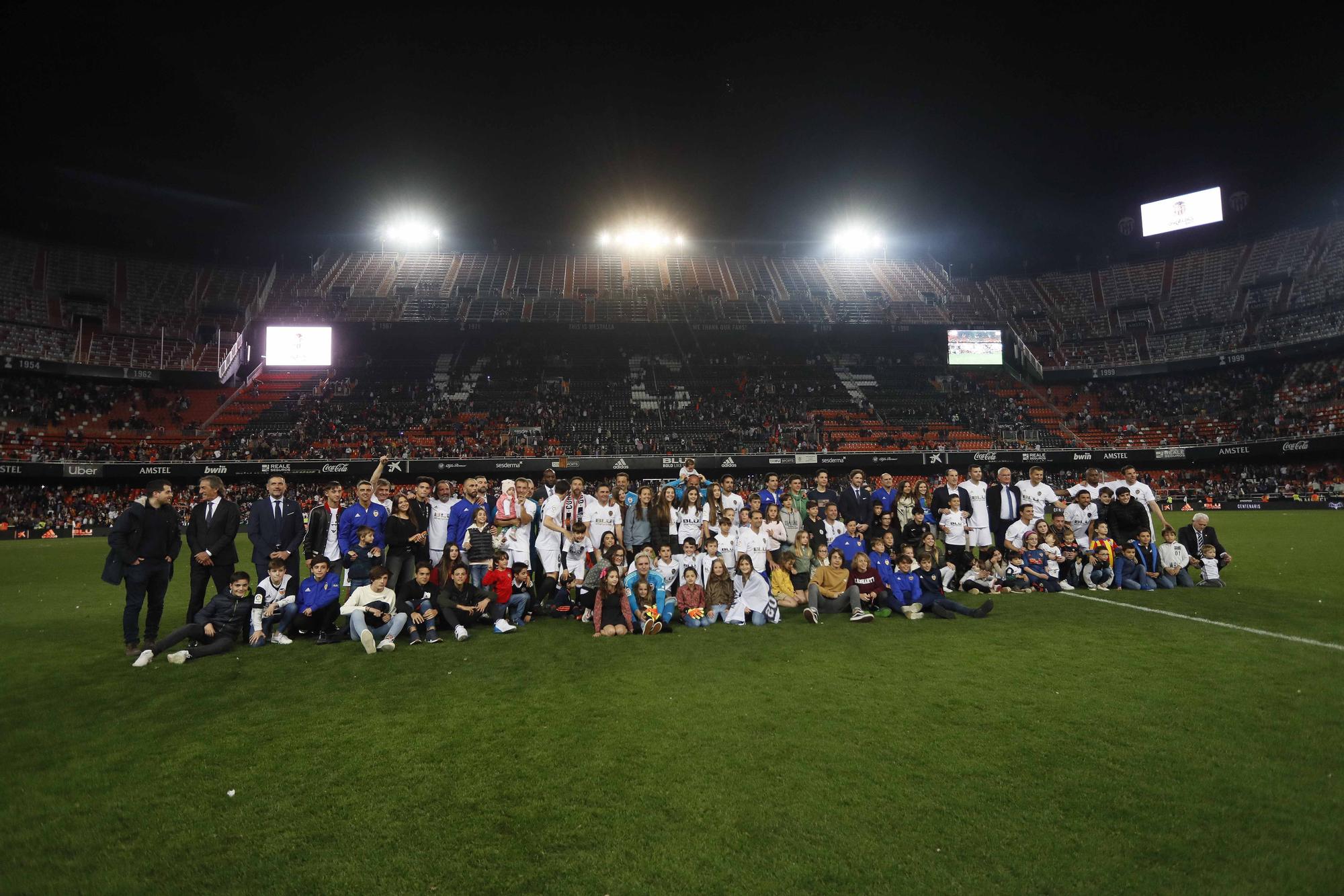 Tres años del partido de Leyendas del Valencia CF