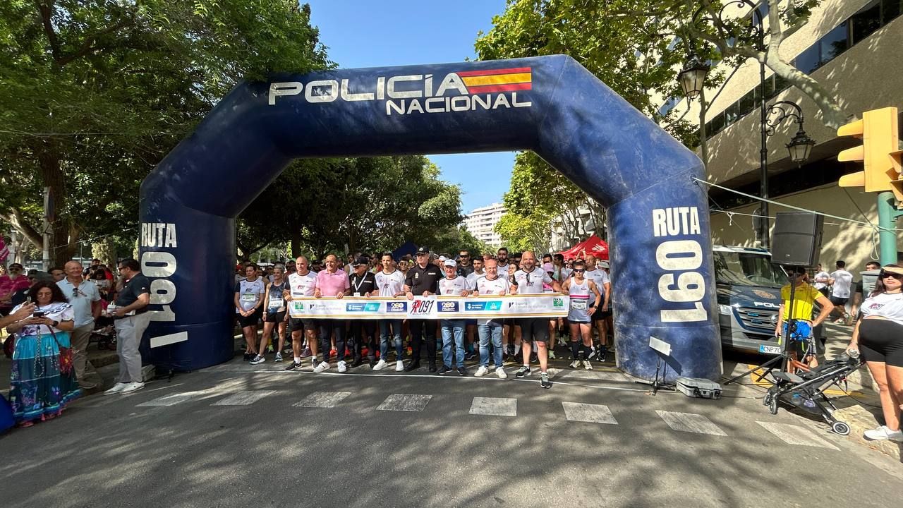 Éxito de la carrera solidaria &#039;Ruta 091&#039; de Palma