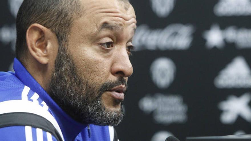 Nuno, durante la rueda de prensa