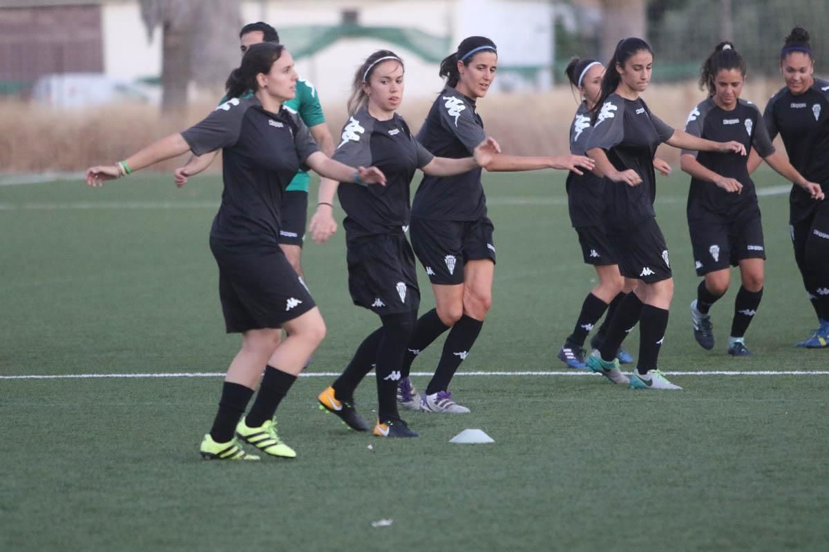 Córdoba CF Femenino, primer entrenamiento