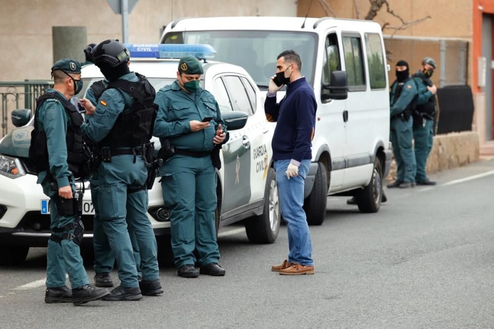 Golpe al tráfico de drogas y de armas en Murcia