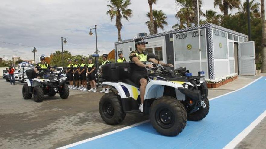 Presentación del dispositivo de vigilancia policial en las playas de València