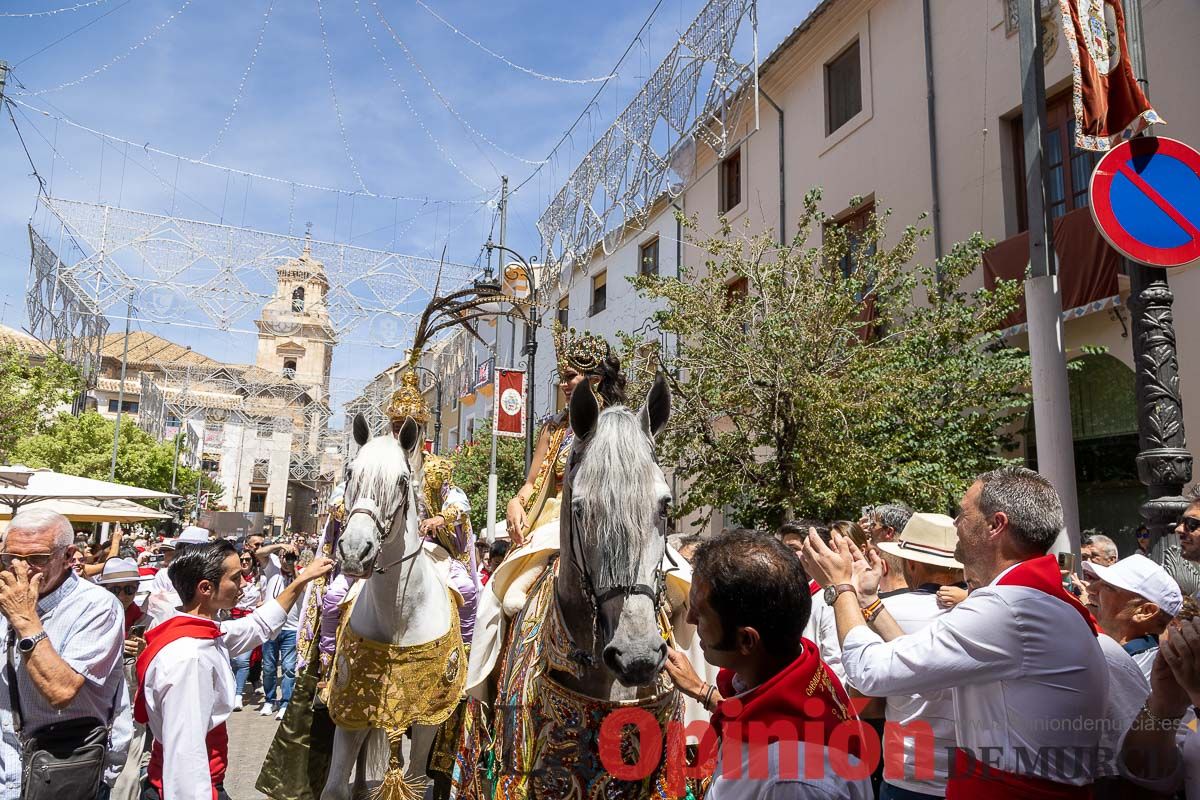 Moros y Cristianos en la mañana del dos de mayo en Caravaca