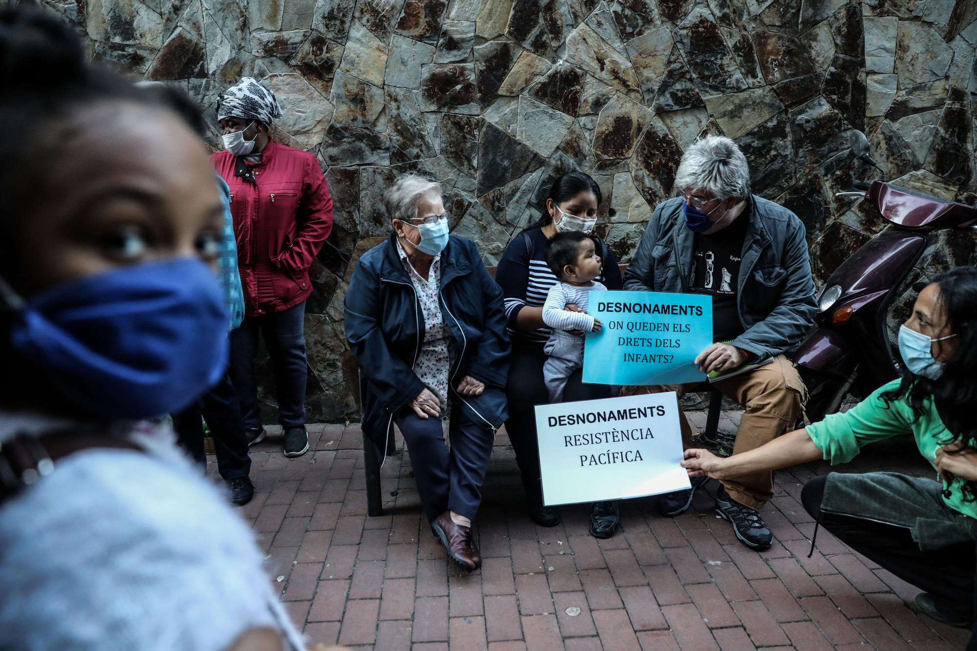 Protesta en defensa de los derechos de los niños