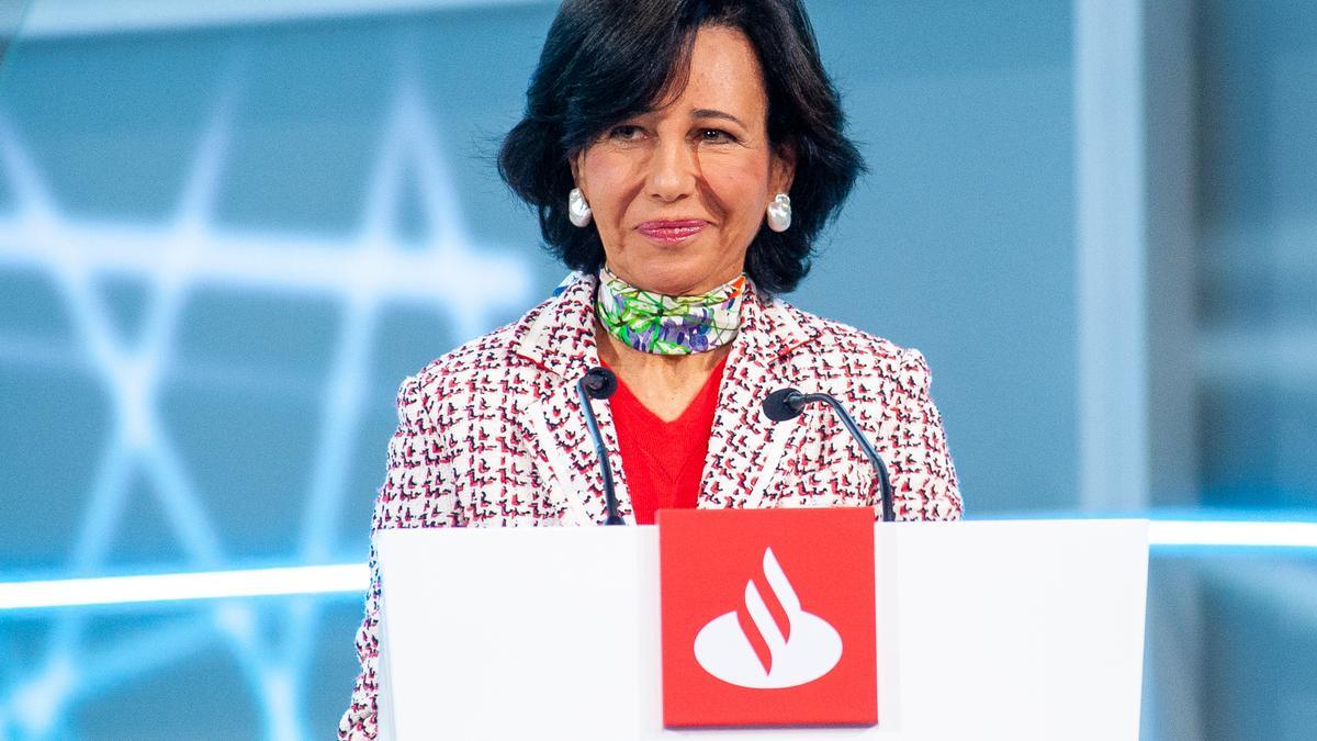 La presidenta del Banco Santander, Ana Botín, en la Junta General ordinaria de Accionistas