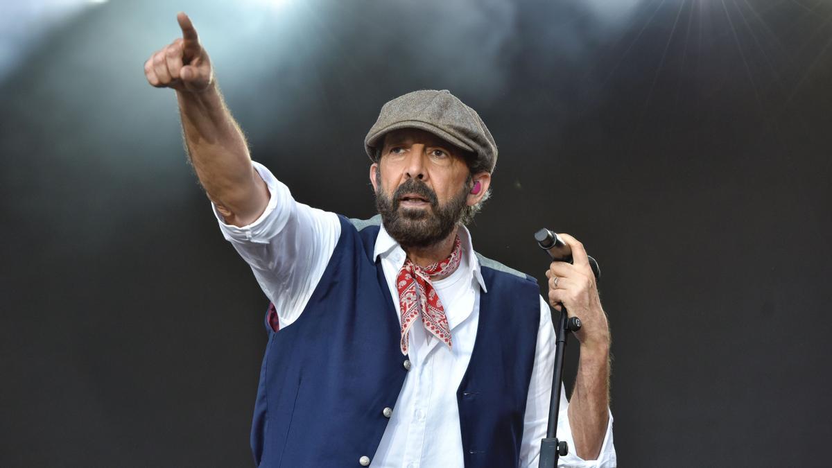 Concierto de Juan Luis Guerra en el Parc de Forum dentro del Festival Cruïlla.