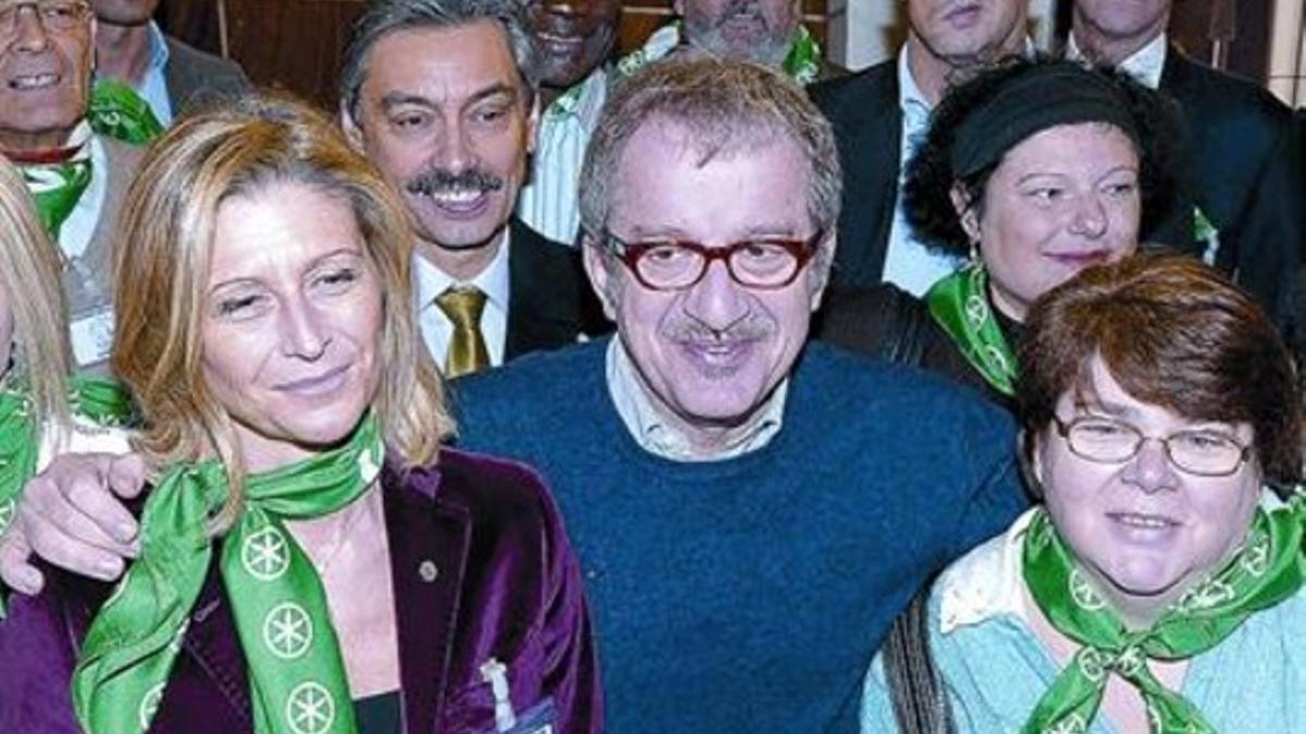 El líder de la Liga Norte y candidato a la presidencia regional de Lombardía, Roberto Maroni.